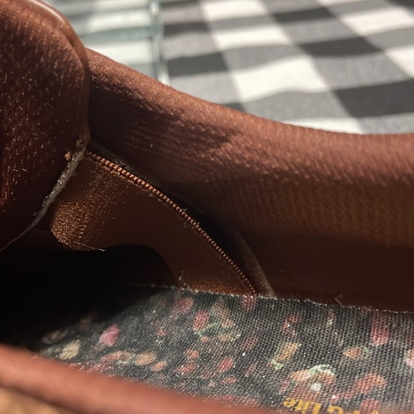 LIKE NEW! Alegria Danni Saddle Brown Vegan Leather Shoes 39/US 9 Slip Resistant - Picture 9 of 14